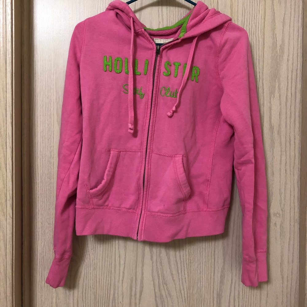 Hollister Zip-Up Hoodie, Size Medium